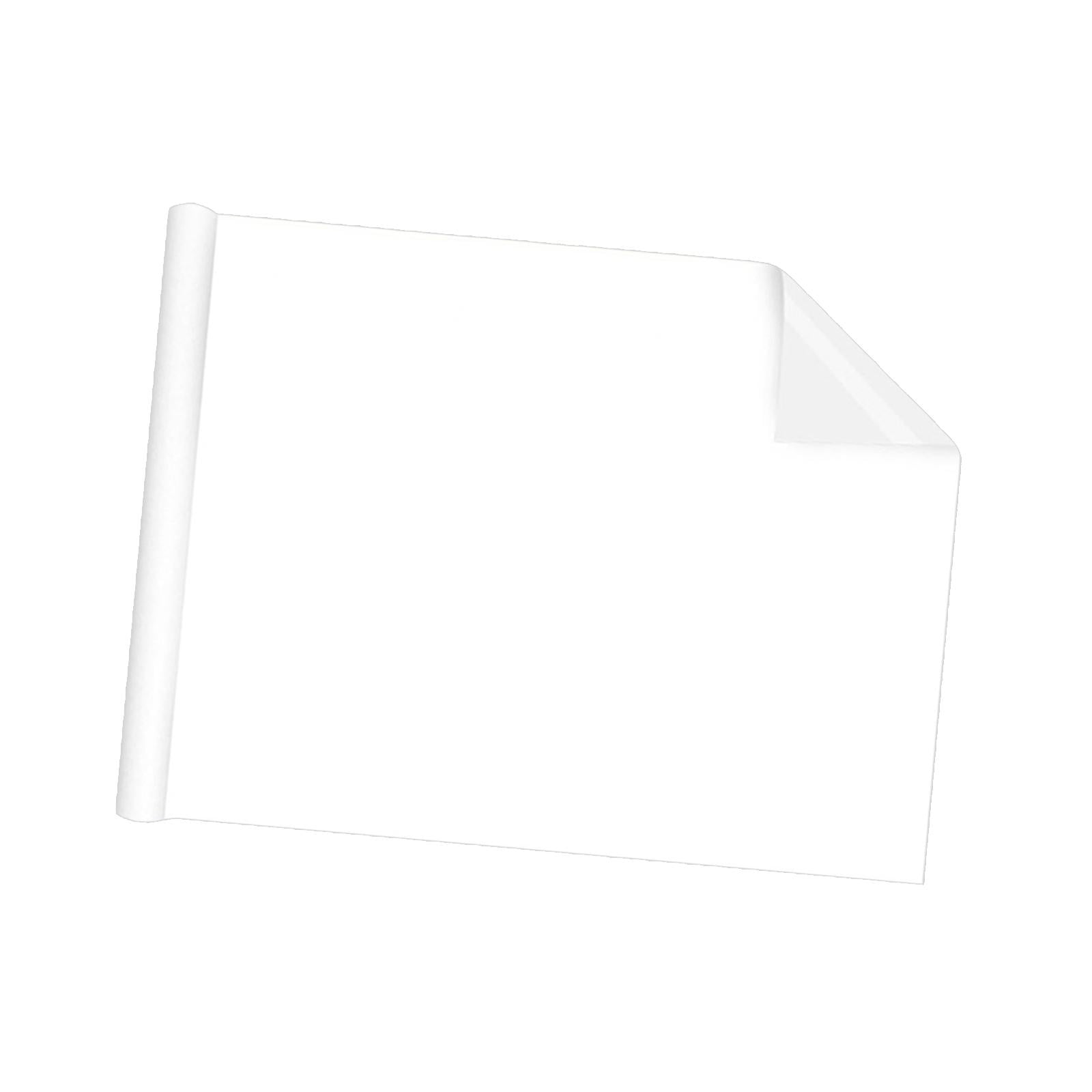 Magideal - Etiqueta Adhesiva De Pizarra De Borrado En Seco Pizarra De Borrado En Seco Reutilizable Fácil De Aplicar Y Quitar Hoja De Dibujo Para Niños Papel Tapi , 60cmx2m Blanco