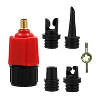 Ioensy - 5X Adaptador De Bomba Sup Bote Inflable Sup Compresor Paddle Board Bomba Adaptador Rojo