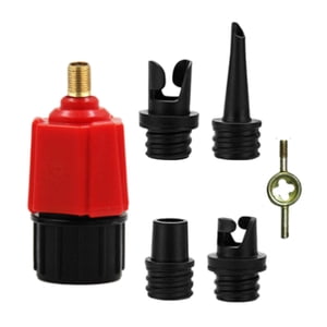 Ioensy - 5X Adaptador De Bomba Sup Bote Inflable Sup Compresor Paddle Board Bomba Adaptador Rojo