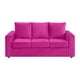 thumbnail image 1 of Sofa Kendy 3c Felpa 30 Fucsia, 1 of 6