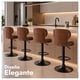 thumbnail image 5 of Taburete Bar Regulable con Respaldo Acolchado y Apoyapiés, 5 of 7