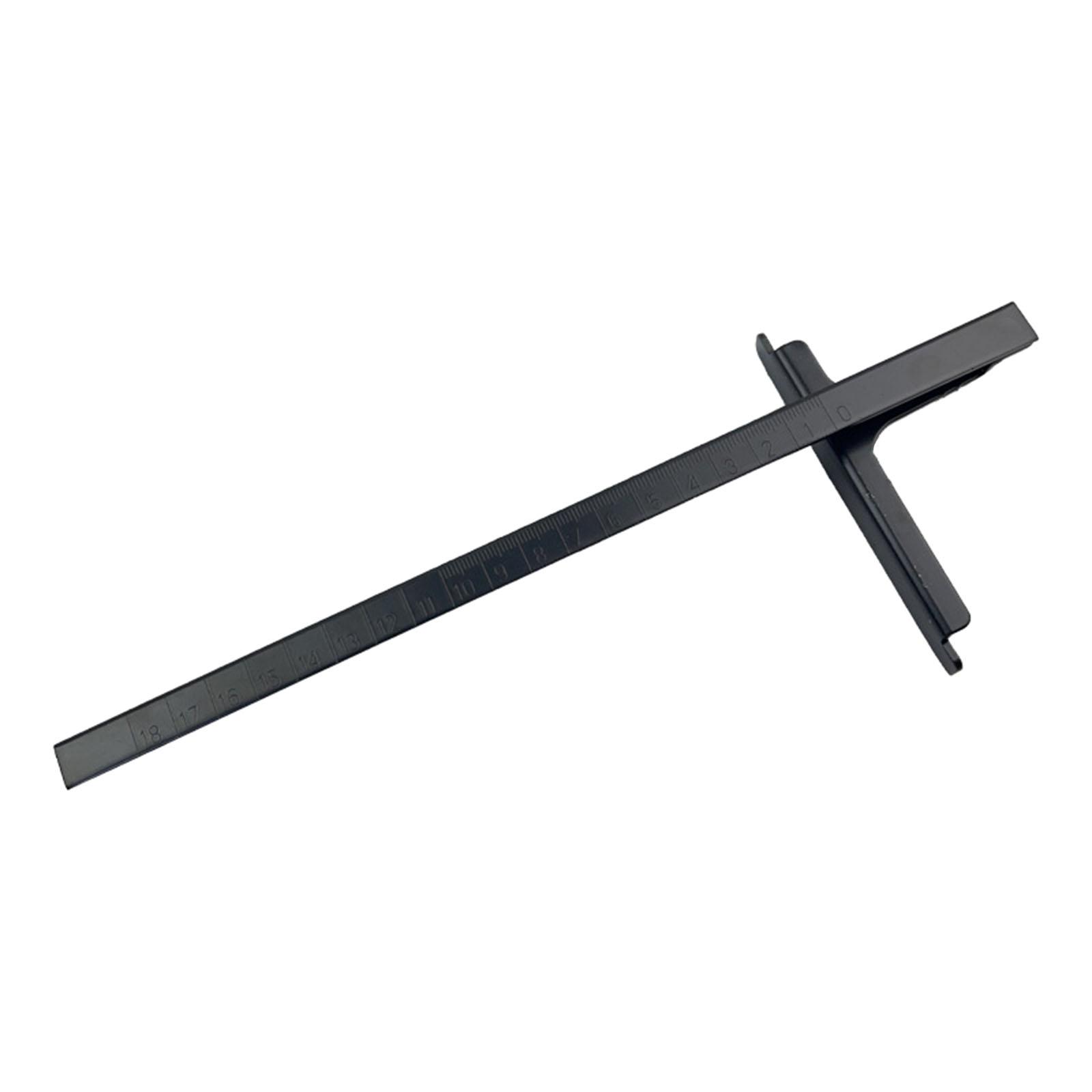 Magideal - Circular Eléctrica, Valla De Corte Con Escala, Regla De Profundidad De Montaje Portátil, Cortes Rápidos Y Precisos, Regla De Posicionamiento De 10Cmx25Cm