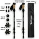 thumbnail image 1 of Pack Bastones de trekking 2 unidades NEGRO, 1 of 3