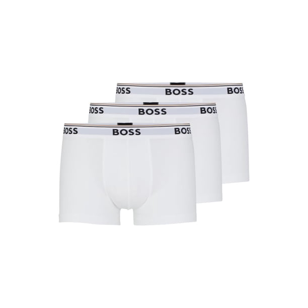 Pantalones cortos de algodón elástico para hombre Underwear BOSS HUGO BOSS, paquete de 3