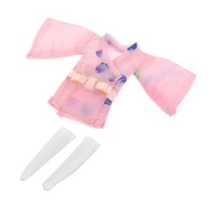 Magideal - Figura A Escala 1/12, Ropa De Muñeca, Batas, Albornoz, Accesorios De Disfraz, Traje, Uniforme De Cosplay De Moda Para Figuras De Acción De 6 Pulgadas, Rosa