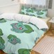 thumbnail image 1 of Bulbasaur Bed Duvet Cover Funny Anime Cartoon Bedding Sets Lightweight 3 Piece Comforter Sets, 1 of 5