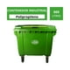 thumbnail image 5 of Contenedor Industrial 4 Ruedas 660L Verde, 5 of 6