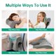 thumbnail image 2 of Almohada viscoelástica con soporte para cuello para silla de oficina MOONYOOY, 2 of 9