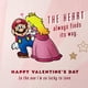 thumbnail image 3 of Tarjeta de San Valentín Hallmark Nintendo Super Mario Lucky, 3 of 7