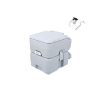 Babyluna - Wc Quimico Portatil 20L Camping Baño Antifugas Descarga 360