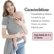 thumbnail image 2 of Fular Portabebés Manos Libres Portabebés Transpirable Portabebés Transpirable Para Recién Nacidos Y Niños Pequeños Portabebés Ajustable Para Mamá Y Papá (gris), 2 of 6