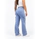 thumbnail image 2 of Jeans Cargo Mujer Celeste Jeans Tiro Alto Elasticado, 2 of 5
