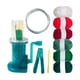 thumbnail image 2 of Tejedor de carrete Manual fácil de tejer, adorno para el hogar, máquina trenzadora de cuerda, herramienta para tejer para pulsera, suéteres para adult Hilo de 6 colores verde, 2 of 5