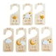 thumbnail image 5 of 7 piezas de organizadores de ropa de bebé, divisores de suspensión, duraderos, de madera, para decoración de guardería, organizador de tela, divisor , amarillo blanco, 5 of 5