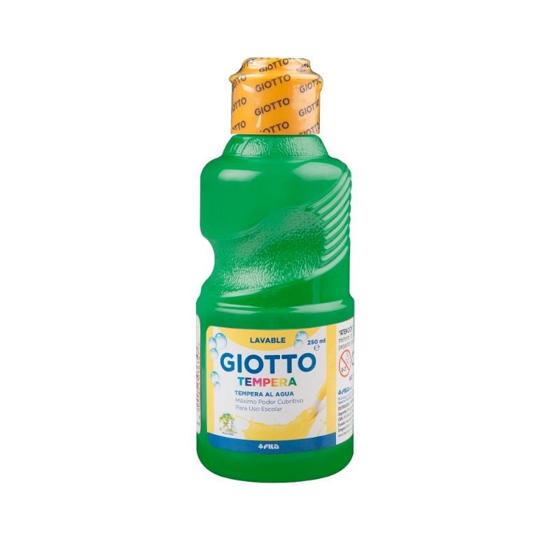 Témpera Verde Frasco 250 Ml 1 Un Giotto
