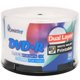 thumbnail image 1 of DVD+R DL, 8,5 GB, 8 veces, impresión Smart Buy, inyección de tinta blanca, 50 unidades, 1 of 2