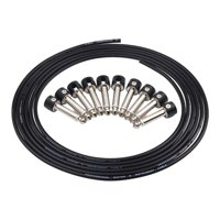 Magideal - Juego De Cables De Conexión Para Pedales De Guitarra Sin Soldadura/Cable De Conexión Para Bricolaje/Alto Rendimiento/Fácil Instalación/Cable De 10 Pie