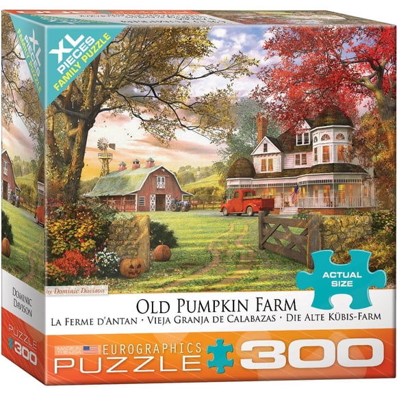 Puzzle EuroGraphics La Vieja Granja de Calabazas 300 piezas