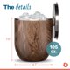 thumbnail image 2 of Cubeta de Hielo Snowfox Plus Acero Inoxidable 3L Nogal Oscuro, 2 of 6