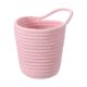 thumbnail image 1 of Uxcell Cesta de Almacenamiento Tejida de Cuerda de Algodón Pequeña Rosa, Estante de Almacenamiento de Armario, Cestas Tejidas de Regalo, Caja de Guardería Linda, Decoración de Organización, 1 of 7
