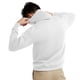 thumbnail image 2 of Sudadera con capucha Hanes EcoSmart Pullover para hombre, color blanco, 2 of 6
