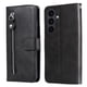 thumbnail image 1 of Funda con Cremallera para Samsung Galaxy S25 FE, Carcasa Cartera de Cuero PU con Soporte y Tarjetero, 1 of 5