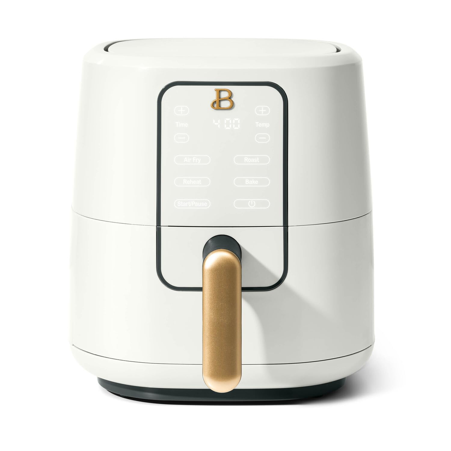 Genérico - Hermoso Glaseado Blanco Air Fryer De 3 Litros Con Tecnología Turbocrisp