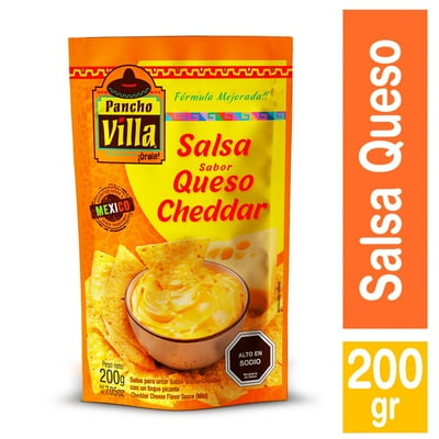 Salsa Queso Cheddar 200 G Pancho Villa