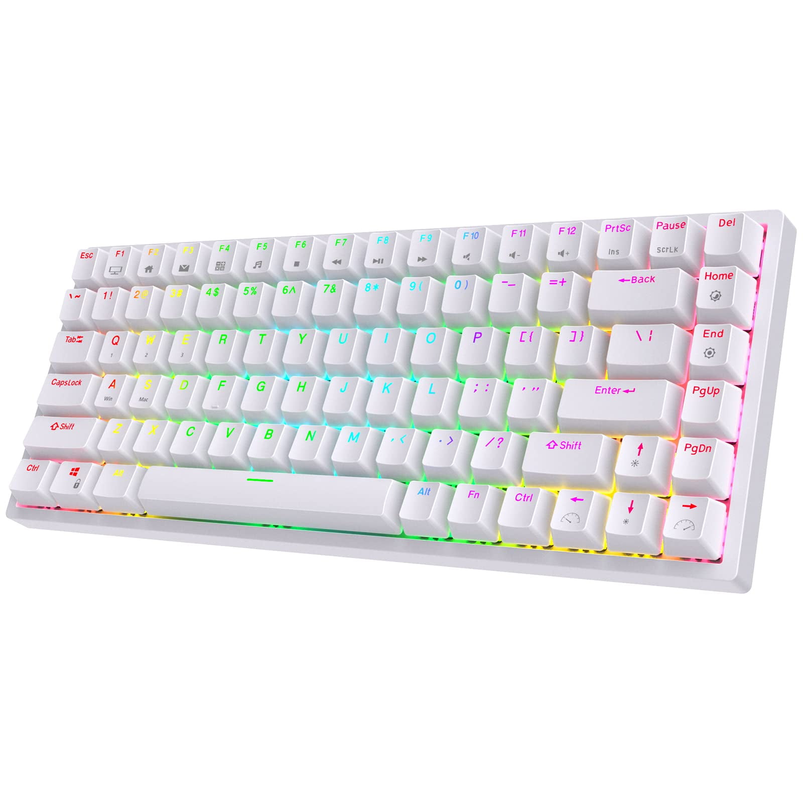 Teclado Mecánico Rk Royal Kludge Rk84 Inalámbrico Rgb 75%