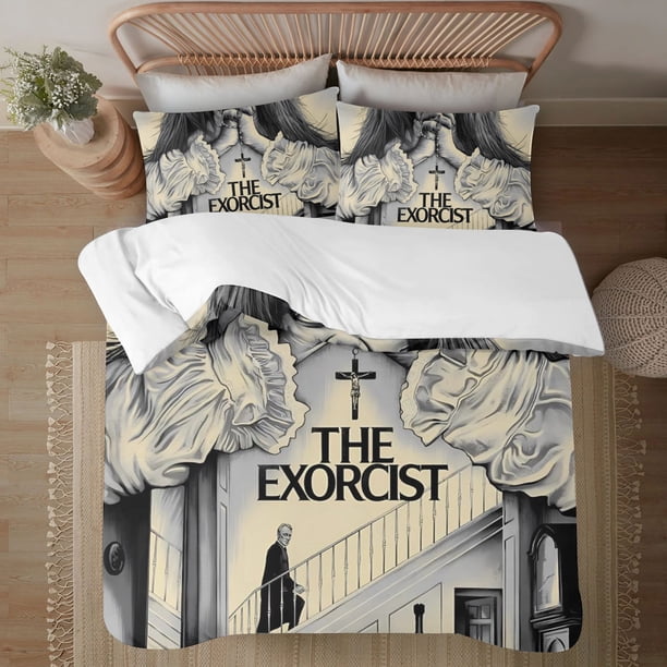 The Exorcist Soft 3D Printed Duvet Cover Bedding Set with Comforter Cover 3 Piece Set