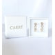 thumbnail image 4 of Aro Carré Media Argolla Calada Enchapado Oro 18k, 4 of 4