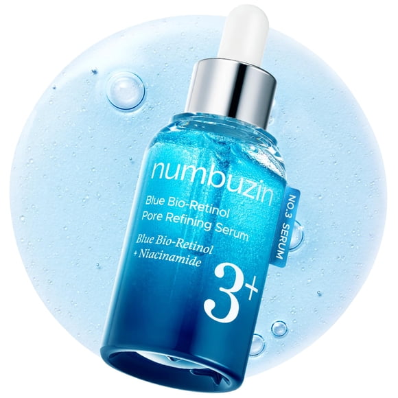 Sérum Numbuzin No.3 Blue Bio-Retinol Refinador de Poros, 30 ml