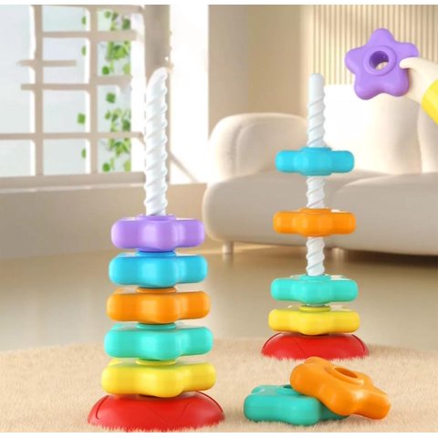 Oem - Torre Arcoiris Apilable Giratoria