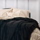 thumbnail image 4 of Manta Bedsure Sherpa de forro polar para sofá, 130 x 150 cm, color negro, 4 of 7
