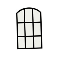 Magideal - Espejo De Panel De Ventana Arqueado, Espejo De Ventana De Imitación, Espejo De Tocador, Arco Acrílico, Espejo De Pared De Granja Para Granja, Sala De Negro