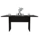 thumbnail image 2 of Mesa De Comedor Con Capacidad Para 6 Puestos 74,6x160x90 Cm Negro, 2 of 7