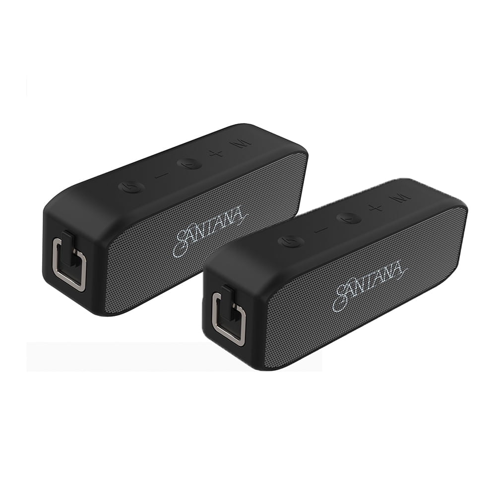 Swiss Nature Labs - Pack 2 Parlantes Portatil Santana Samba Bluetooth 5.3 Resistente Agua