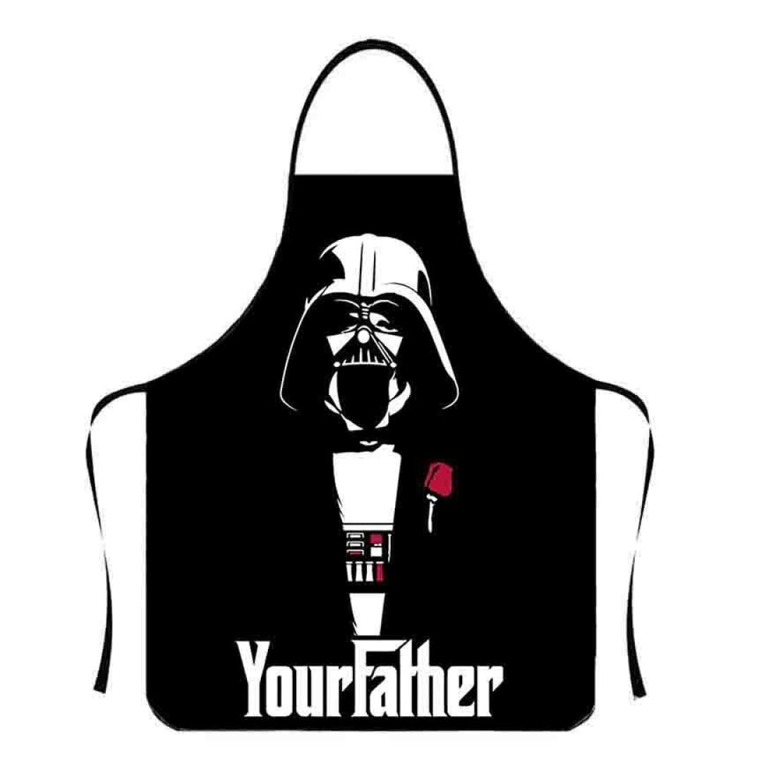 Estoykuku - Delantal Cocina Divertido Darth Vader Yourfather Star Wars