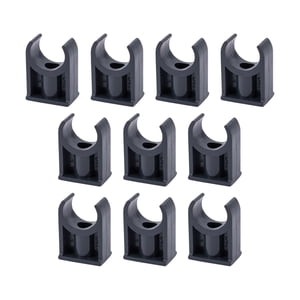 Magideal - Clips De Tuberías De Pvc De 10 Piezas Clips, Accesorios Fáciles De Usar Por Soporte De Tuberías Tubos De Tubería Profesional Hebillas, Clips De Tuberí Diámetro Interno 32 Mm