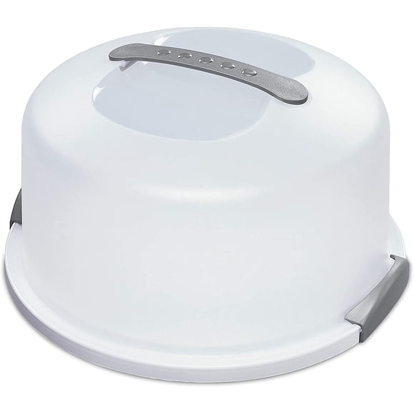 Servidor para tartas Sterilite 2008004 de plástico blanco