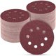 thumbnail image 1 of Discos de lijado POTUINOM, 100 unidades, 12,5 cm, grano 40, para lijadora orbital, 1 of 8