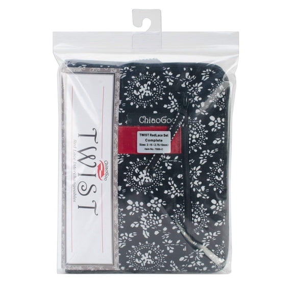 Juego completo de agujas de tejer ChiaoGoo Twist SS