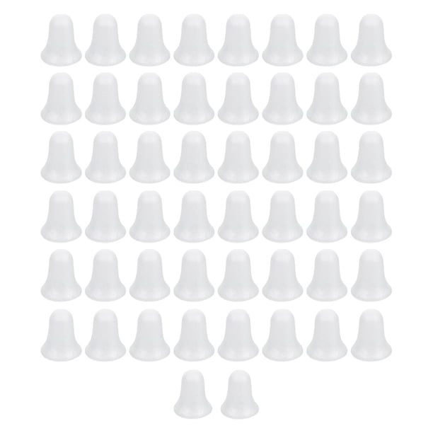 50 Piezas De Campanas De Burbujas Navideñas, Decoración, Manualidades DIY Para Fiestas, Festivales, Vacaciones, 6,5 Cm