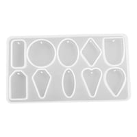 Bothyi - Troquel Colgante De Silicona Para Fabricación De Joyas De Resina Epoxi Para Fabricación De Llaveros