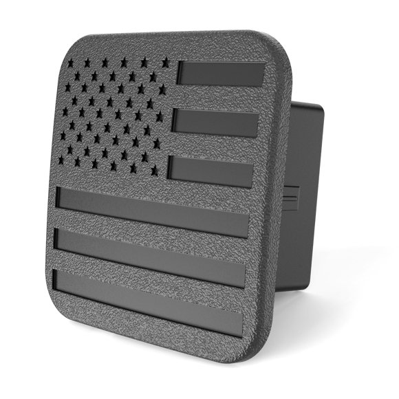 Tapón de Enganche eVerHITCH 5 cm Negro con Bandera Americana