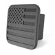 thumbnail image 1 of Tapón de Enganche eVerHITCH 5 cm Negro con Bandera Americana, 1 of 9