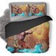 thumbnail image 1 of Retro Leaf Quilt Duvet Cover Set Double Bed Linen Bedspread Kids3-Piece Bedding Set, 1 of 5