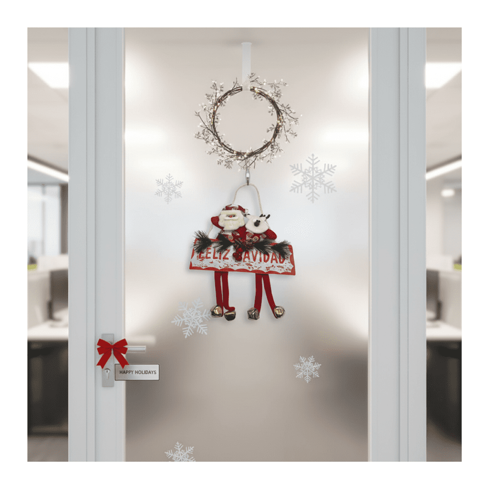 Genérico - Colgante Adorno Navideño Para Puerta De Navidad Reno Navidad 2025