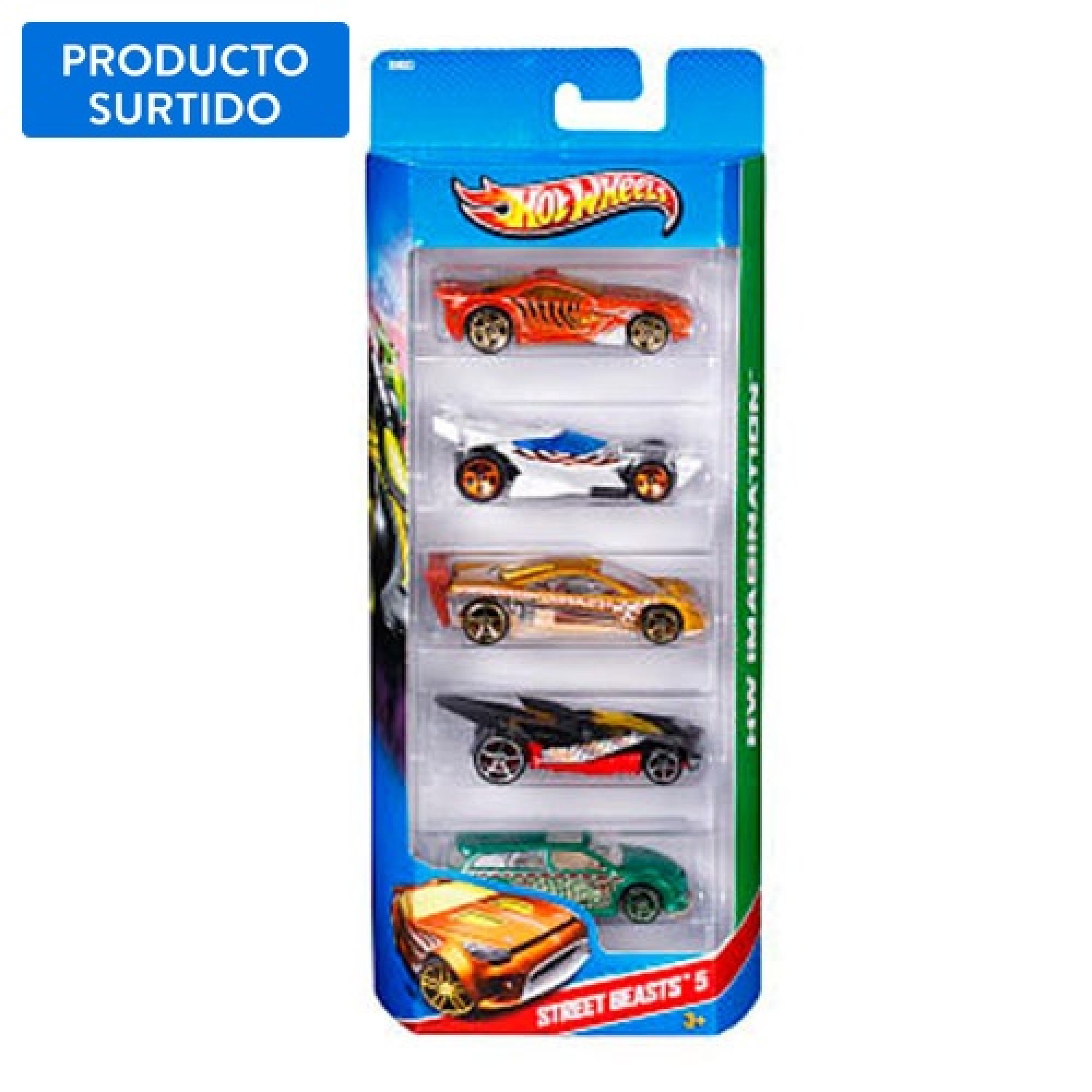 Hot Wheels - Autos Hot Wheel 5 Autos Basicos