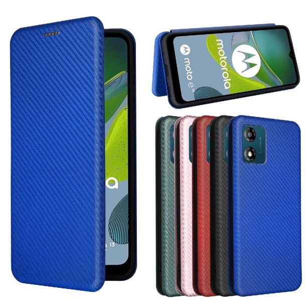 Funda Flip para FOXDOCK MOTO E13 4G - Funda magnética de negocios, funda protectora delgada